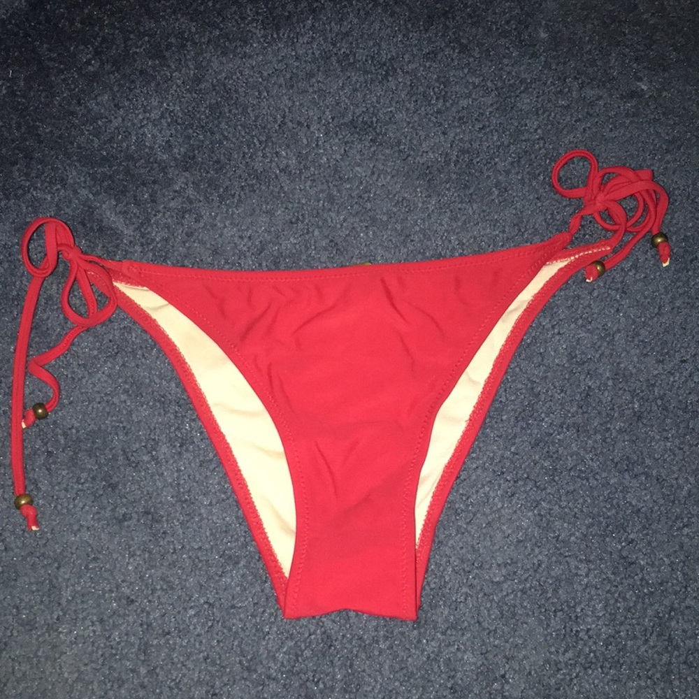 Red bikini bottoms